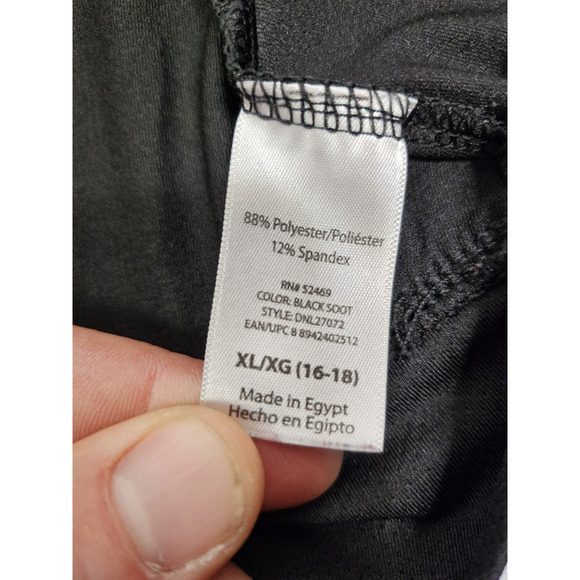 Womens DANSKIN XL BLACK Athletic Workout TANK Top Racerback style lightweight - Picture 6 of 8